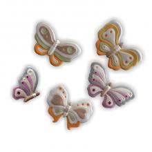 Papillons 5 pièces