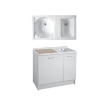 Lavoir d'intérieur avec jets et panier à linge 100x55xH89 Active Wash