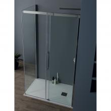 Cabine de douche à angle cm 110x200 avec porte coulissante 8PSC15
