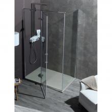 Cabine de douche à angle cm 100x200 avec porte battante 8MILL INFINITY