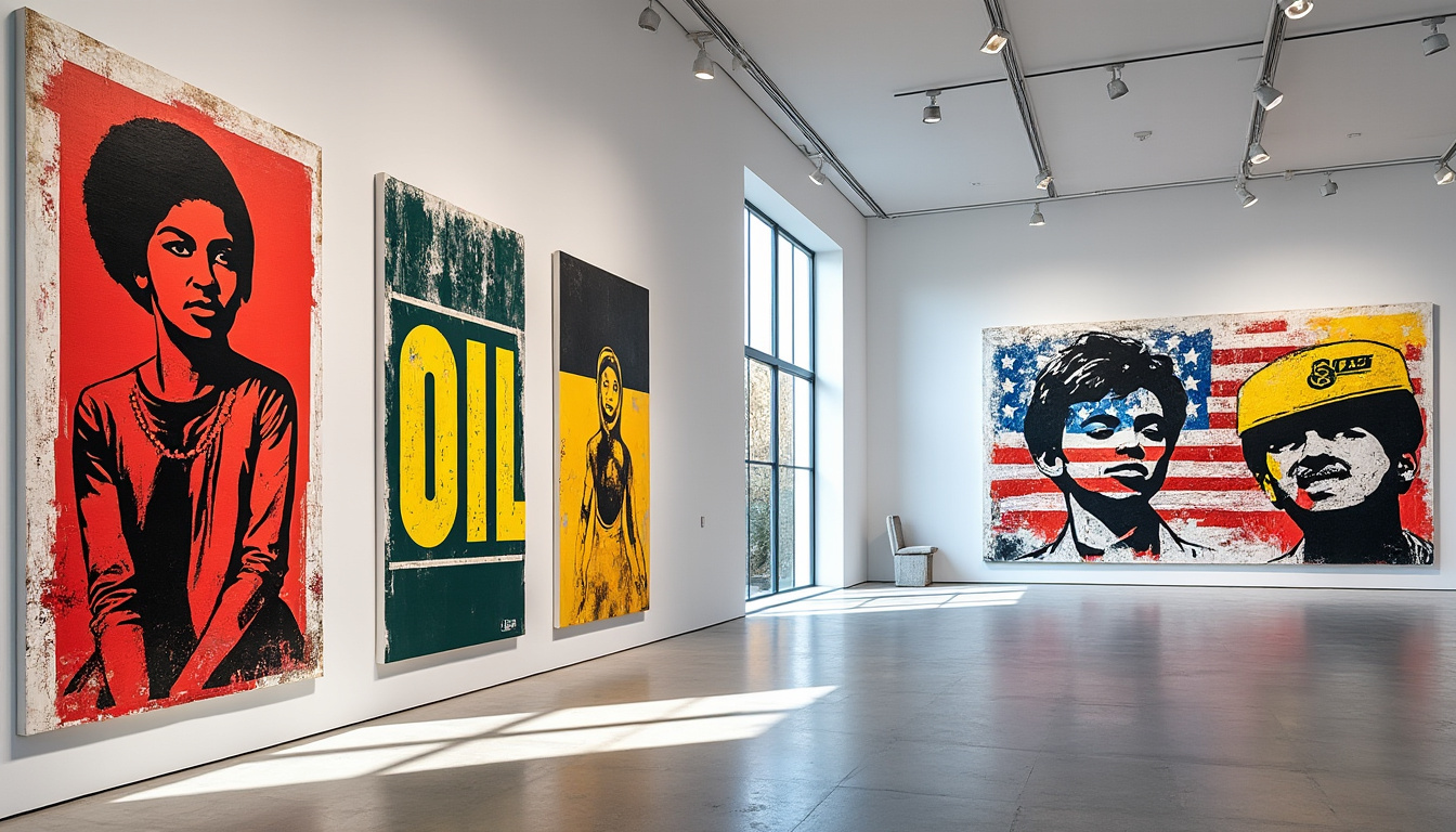 découvrez l'exposition-canular londonienne de 2005 « crude oils » de banksy, ses œuvres provocantes et les multiples détournements artistiques qui ont marqué cet événement inédit.