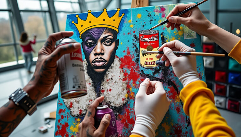 Basquiat × Warhol à la Fondation Louis Vuitton : les quatre mains du duo new-yorkais