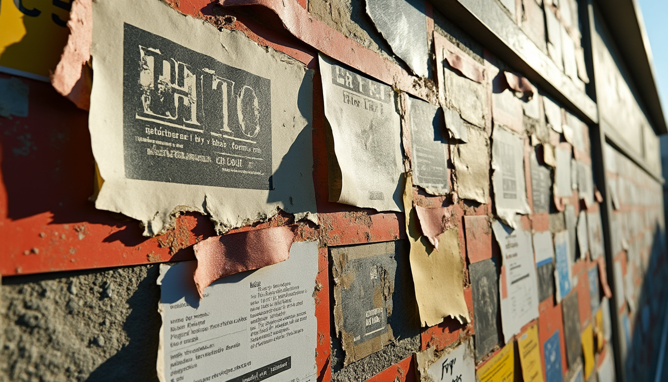 découvrez l'œuvre de jacques villeglé (1926-2022), célèbre affichiste et lacéreur, figure emblématique des nouveaux réalistes, maître du collage urbain et de l'art de la rue.