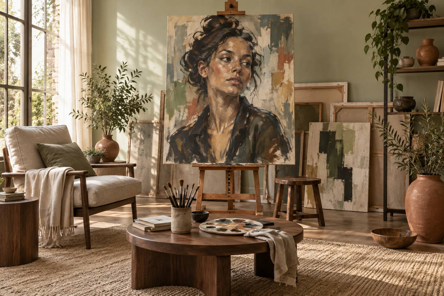 Illustration éditoriale du sujet : Alice Neel : un regard passionné sur le monde qui nous entoure