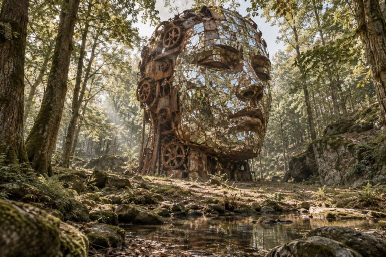 Le Cyclop de Jean Tinguely : l'épopée fascinante du géant de 350 tonnes qui veille sur la forêt de Milly