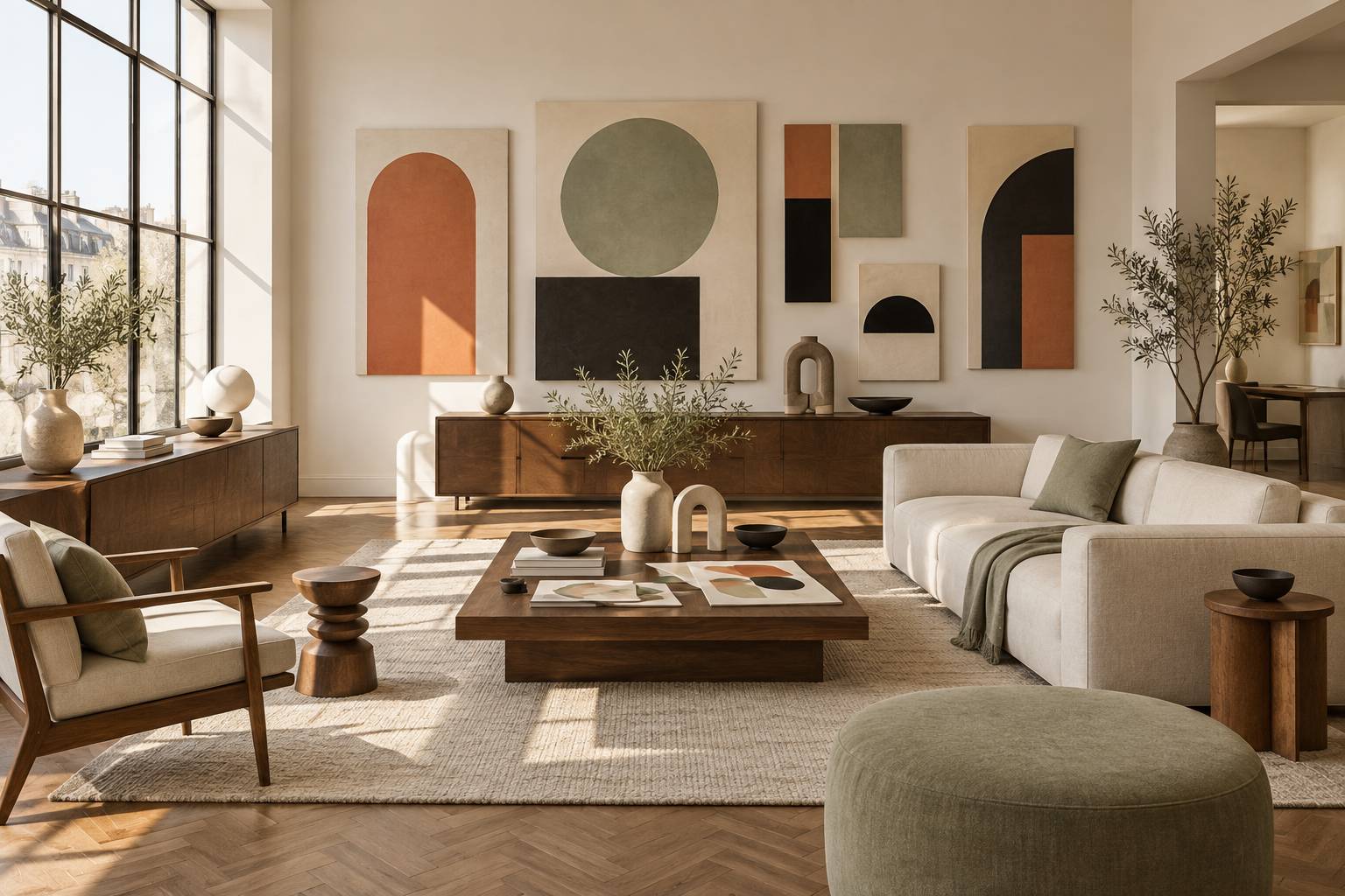Illustration éditoriale du sujet : Ellsworth Kelly à Paris : une immersion captivante dans l’univers éclatant de la couleur